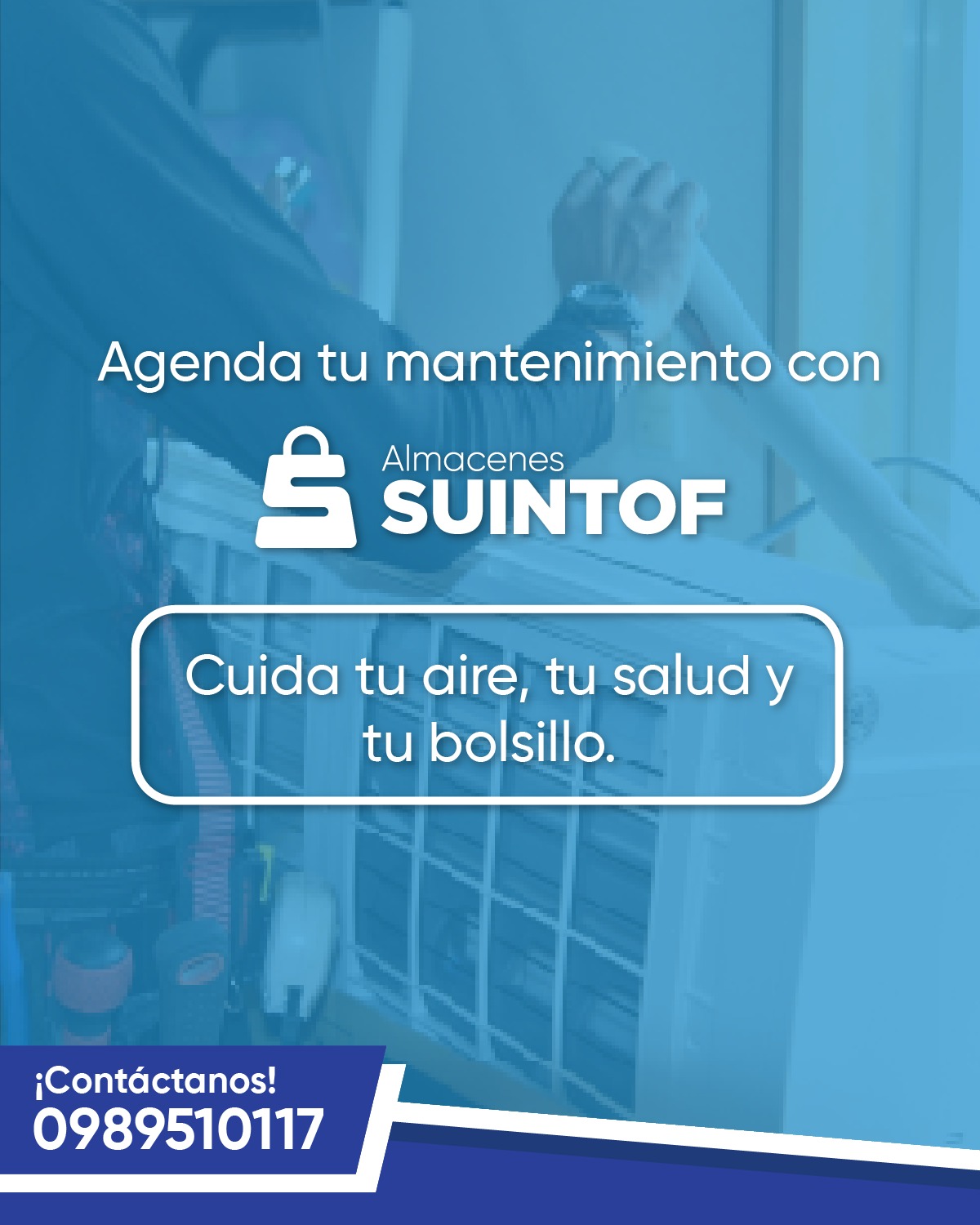 🤯 ¿SABÍAS QUE…?
El mantenimiento del aire acondicionado no es igual para todos ❄️⏱️
No depende solo del equipo, depende del uso que le das.
📲 Agenda tu mantenimiento a tiempo con Suintof 0989510117
#Suintof #MantenimientoAireAcondicionado #AireAcondicionado #Climatización #ServicioTécnico