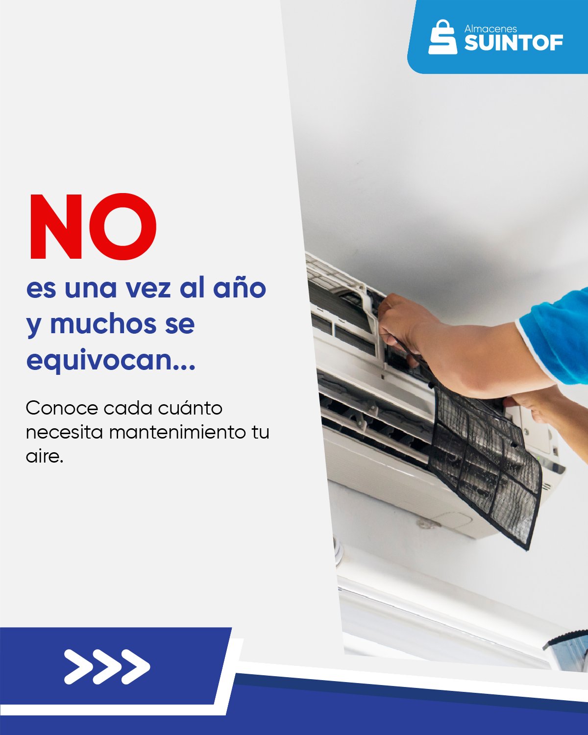 🤯 ¿SABÍAS QUE…?
El mantenimiento del aire acondicionado no es igual para todos ❄️⏱️
No depende solo del equipo, depende del uso que le das.
📲 Agenda tu mantenimiento a tiempo con Suintof 0989510117
#Suintof #MantenimientoAireAcondicionado #AireAcondicionado #Climatización #ServicioTécnico