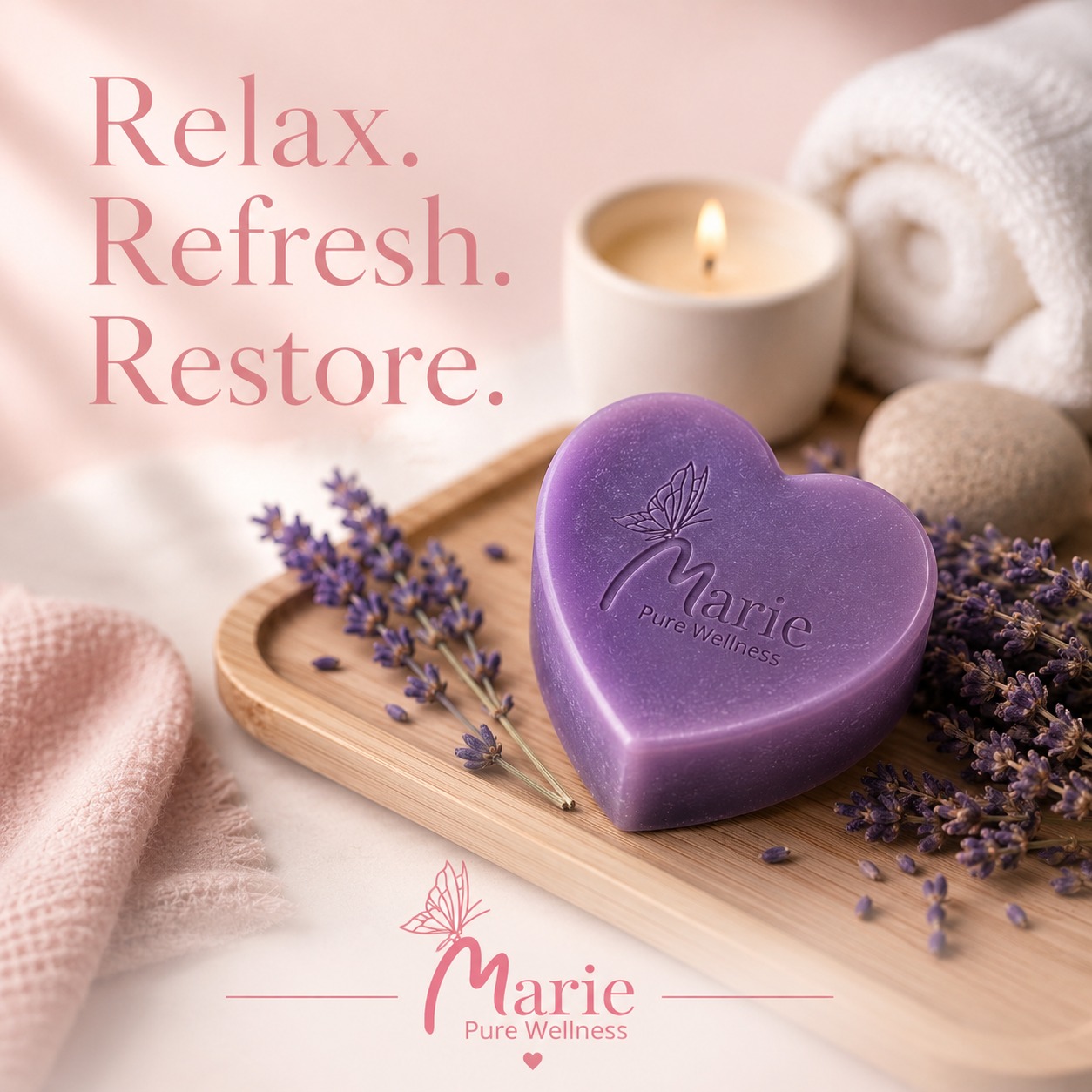 Relax. Refresh. Restore. 💜
Create a moment of calm with our Marie Lavender – Relaxing Artisan Soap. Handcrafted with skin-loving ingredients and the timeless scent of lavender, it's the perfect way to unwind after a long day and leave your skin feeling soft, refreshed, and cared for.
✨ Handmade with care
🌿 Gentle for everyday use
💜 Naturally calming
🛍️ Shop now at mariepurewellness.com
🚚 Free next-day delivery in Prince George, BC. Flat-rate shipping across Canada.
#MariePureWellness #LavenderSoap #HandmadeSoap #ArtisanSoap #NaturalSkincare #SelfCare #RelaxRefreshRestore #LavenderLove #MadeInCanada #PrinceGeorgeBC #SupportLocal #WellnessJourney #EcoFriendly #SmallBusinessCanada #TreatYourSkin