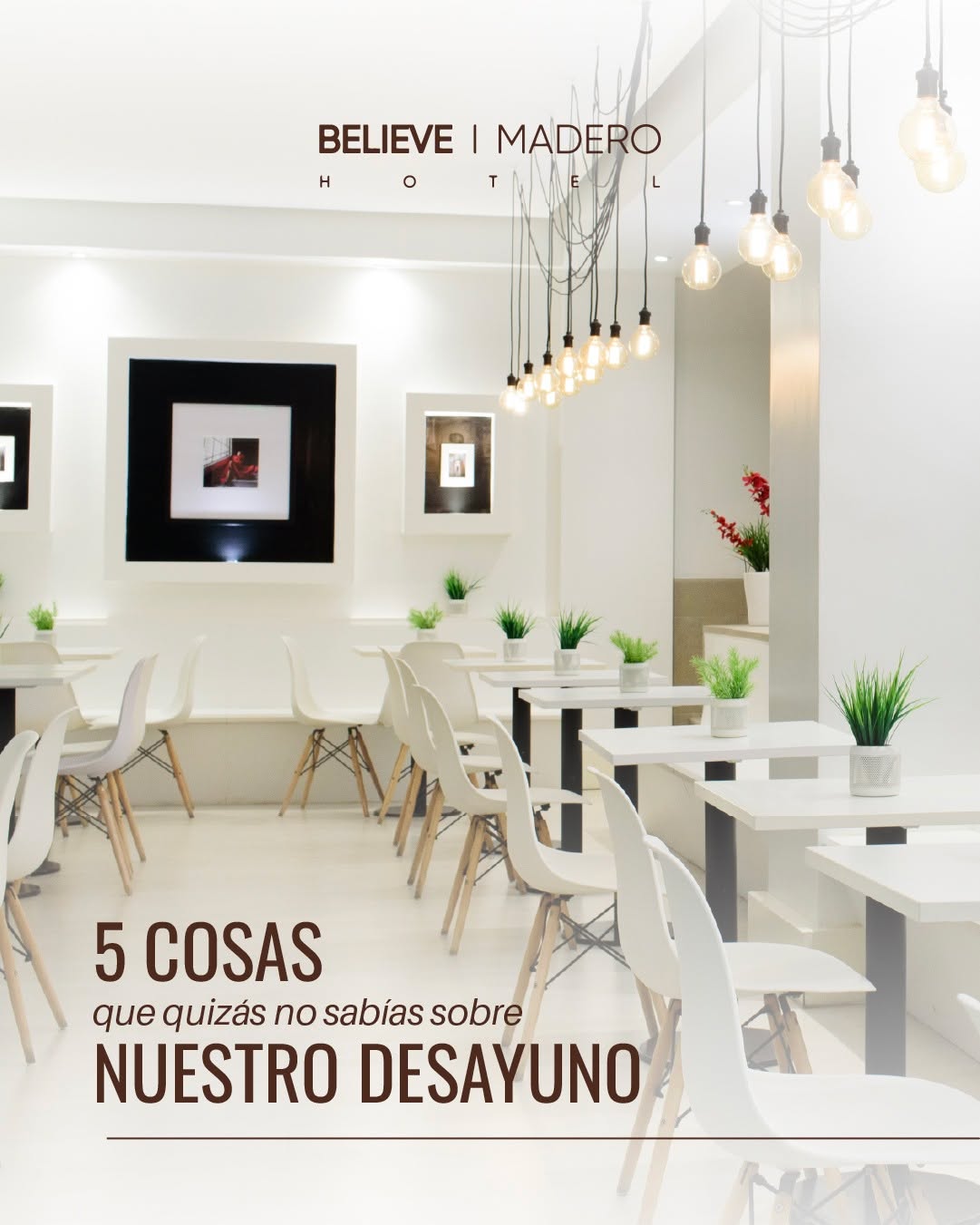 Las mañanas también forman parte de una buena estadía.Por eso, además de elegir la habitación ideal, también podés decidir cómo querés empezar el día.Descubrí todas nuestras opciones y reservá desde la web con la mejor tarifa disponible.