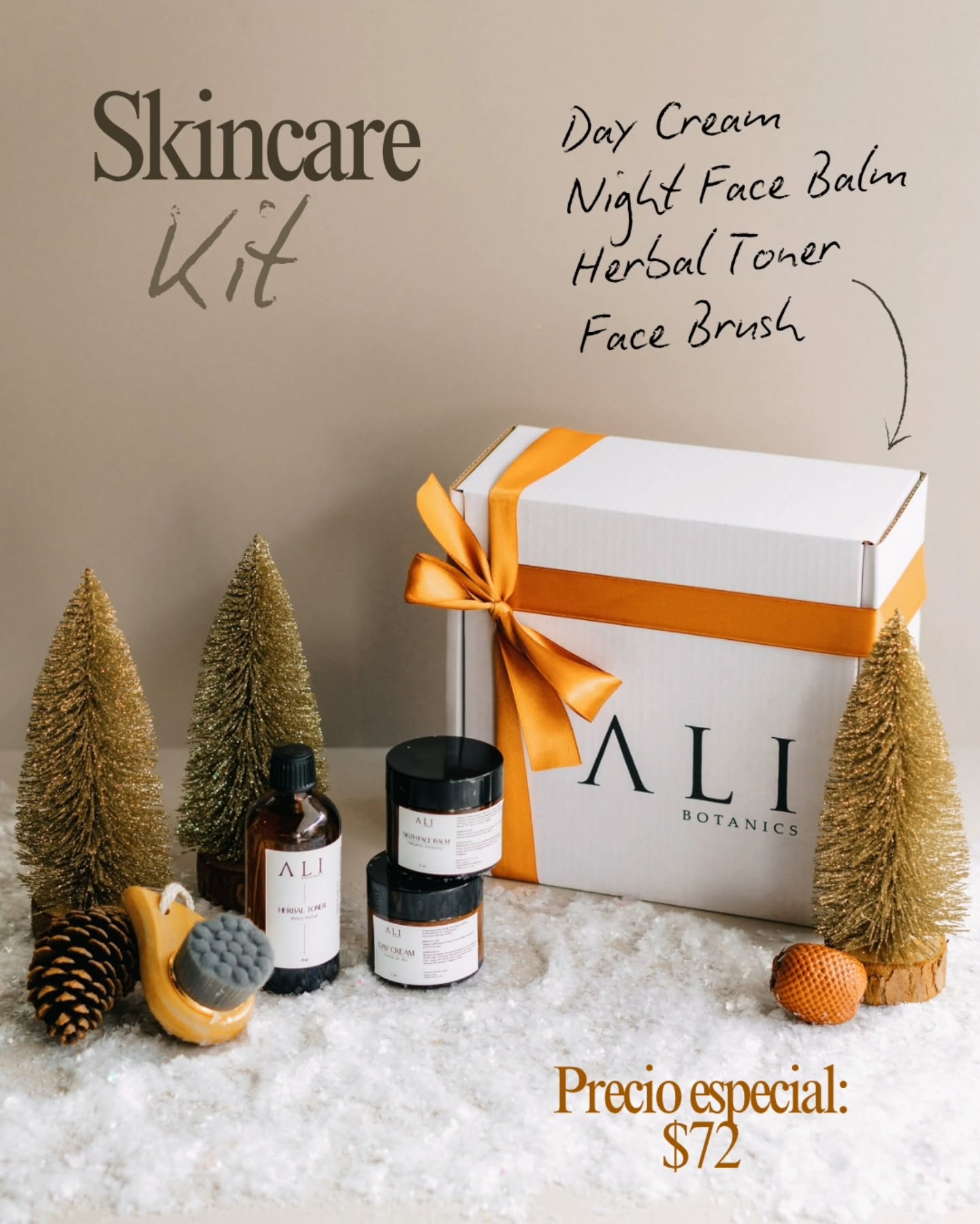 🎄✨ La Navidad huele a self-care… y a 20% OFF ✨🎄
Este año no regales “algo”… regala vibes, glow y relax total con productos 100% naturales y orgánicos
Nuestros Kits Navideños llegaron para hacer match con tu mood festivo:
💖 Relax Kit
💖 Anti-caída Kit
💖 Booty Kit
💖 Skincare Kit
Lo mejor…
🔥 TODOS con 20% OFF hasta agotar stock. 🔥
Perfectos para tu bestie, para el intercambio o para consentirte tú (sí, tú también mereces brillo ✨).
✨ Pide el tuyo antes de que vuelen.
#AliBotanics #XmasGlow #SelfCareSeason #GiftGuide #Navidad2025 #SkincareEcuador