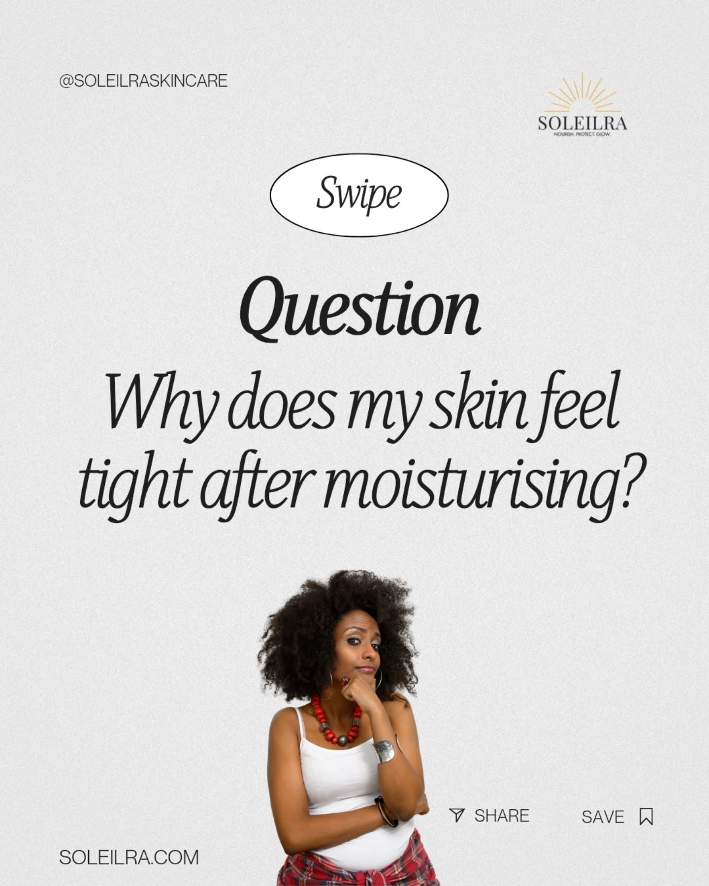 Your skin isn’t being "difficult" — it’s communicating 💛.
If you’re over 40 and noticing tightness, dryness, sensitivity, or that “no matter what I use, my skin still feels tight” feeling… you’re not alone.
Hormonal shifts during perimenopause + menopause can weaken your skin barrier, making moisture harder to hold onto. That tight feeling after moisturizing? It’s a sign your skin needs support, not harsher products.
Here, we talk about:
✨ Barrier repair (not just quick fixes)
✨ Simple routines that actually work for changing skin
✨ Menopause-aware skincare education
✨ Nourishing, gentle approaches for mature skin
You deserve skin that feels comfortable, resilient, and cared for at every stage of life.
⬇️ Tap follow + save this post for later
Your glow doesn’t expire with age 🌞
#menopauseskincaretips #perimenopauseskin #womenover40health #matureskincare #skinbarrierrepair
MenopauseJourney DrySkinSolutions HormonalSkin AgingGracefully 40PlusBeauty MelaninRichSkin SelfCareAfter40