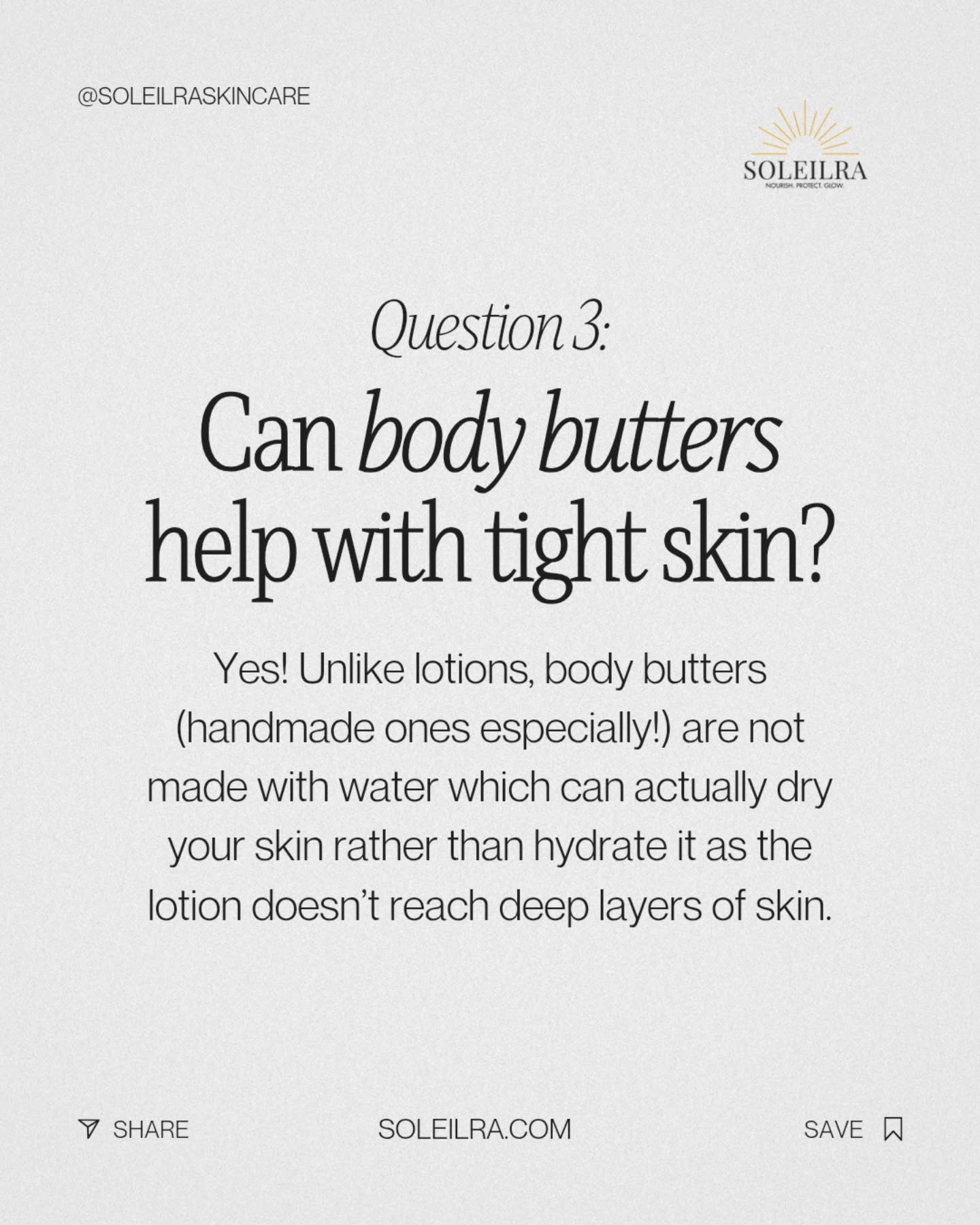 Your skin isn’t being "difficult" — it’s communicating 💛.
If you’re over 40 and noticing tightness, dryness, sensitivity, or that “no matter what I use, my skin still feels tight” feeling… you’re not alone.
Hormonal shifts during perimenopause + menopause can weaken your skin barrier, making moisture harder to hold onto. That tight feeling after moisturizing? It’s a sign your skin needs support, not harsher products.
Here, we talk about:
✨ Barrier repair (not just quick fixes)
✨ Simple routines that actually work for changing skin
✨ Menopause-aware skincare education
✨ Nourishing, gentle approaches for mature skin
You deserve skin that feels comfortable, resilient, and cared for at every stage of life.
⬇️ Tap follow + save this post for later
Your glow doesn’t expire with age 🌞
#menopauseskincaretips #perimenopauseskin #womenover40health #matureskincare #skinbarrierrepair
MenopauseJourney DrySkinSolutions HormonalSkin AgingGracefully 40PlusBeauty MelaninRichSkin SelfCareAfter40
