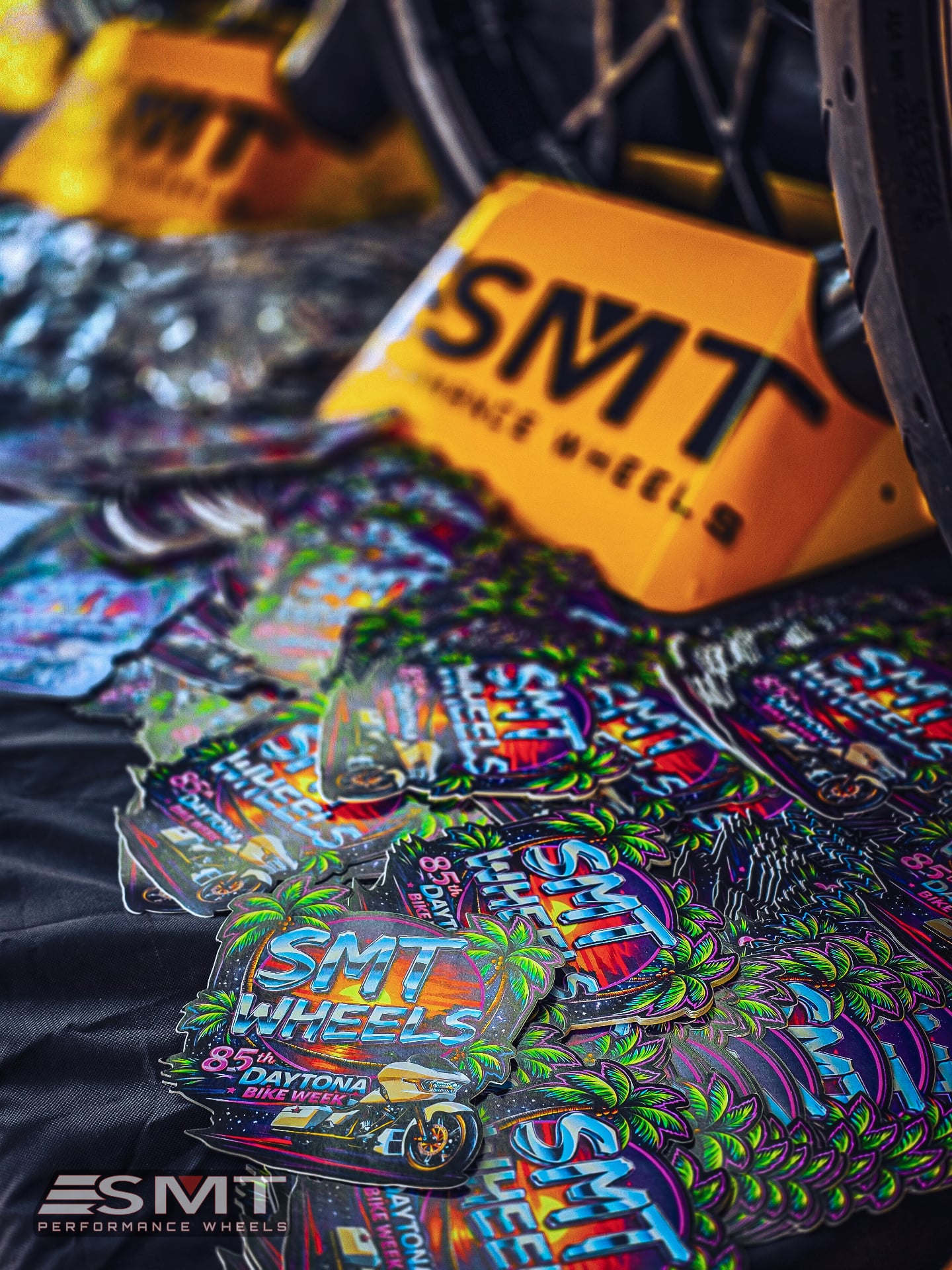 Come by the booth @daytonaharley and get your 85th Daytona stickers before their gone! Guaranteed to be the hottest sticker in Daytona.