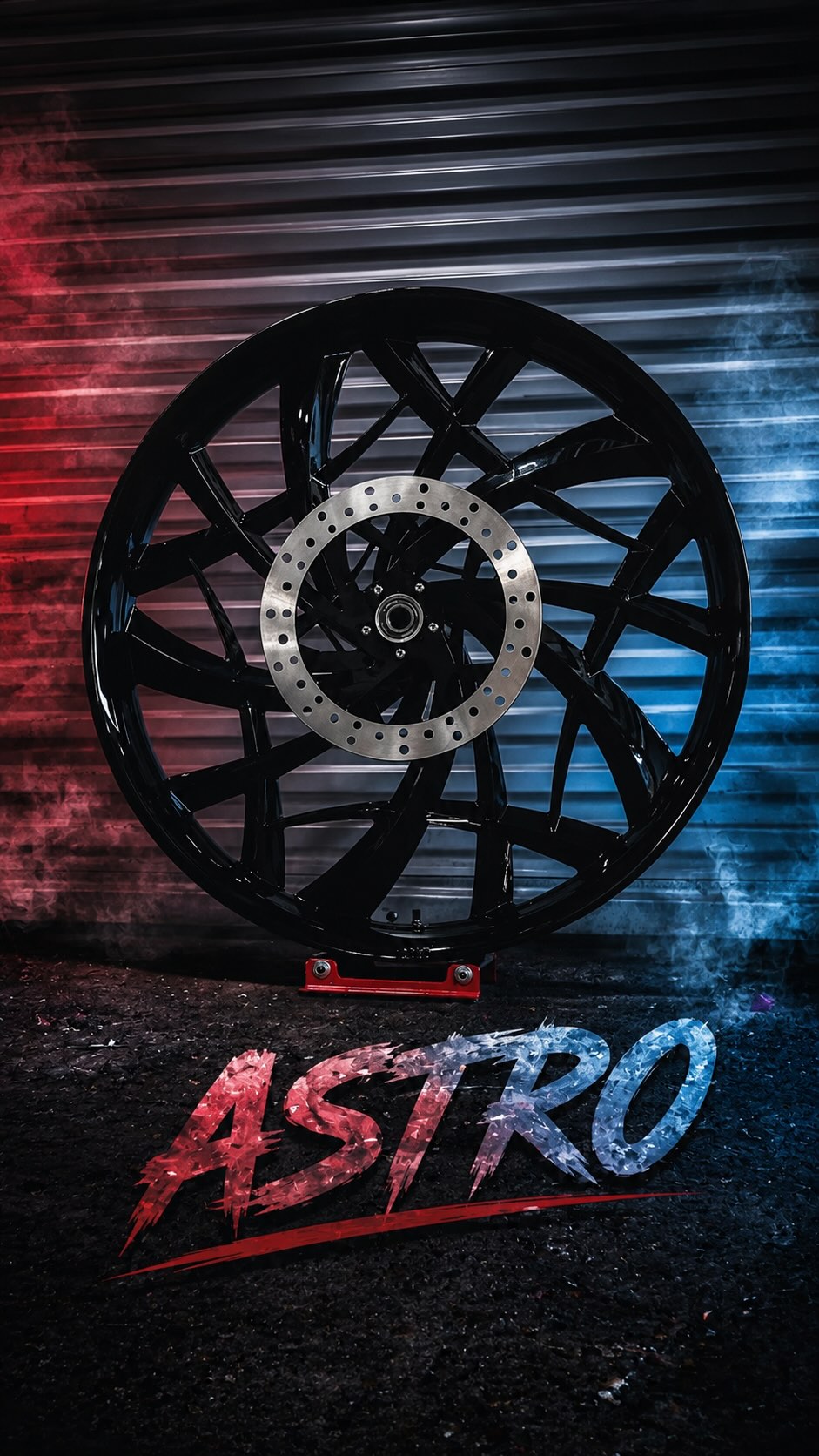 Black powdercoat Astro.
Like it was pulled straight out of deep space and machined for earthbound destruction.The sharp lines and blackout finish give this wheel a look that feels more spacecraft than motorcycle part. Clean in the daylight. Absolutely lethal at night.Not everybody’s built to ride in another galaxy.#SMTWheels #AstroWheel #BlackPowdercoat #PerformanceBagger #customharley