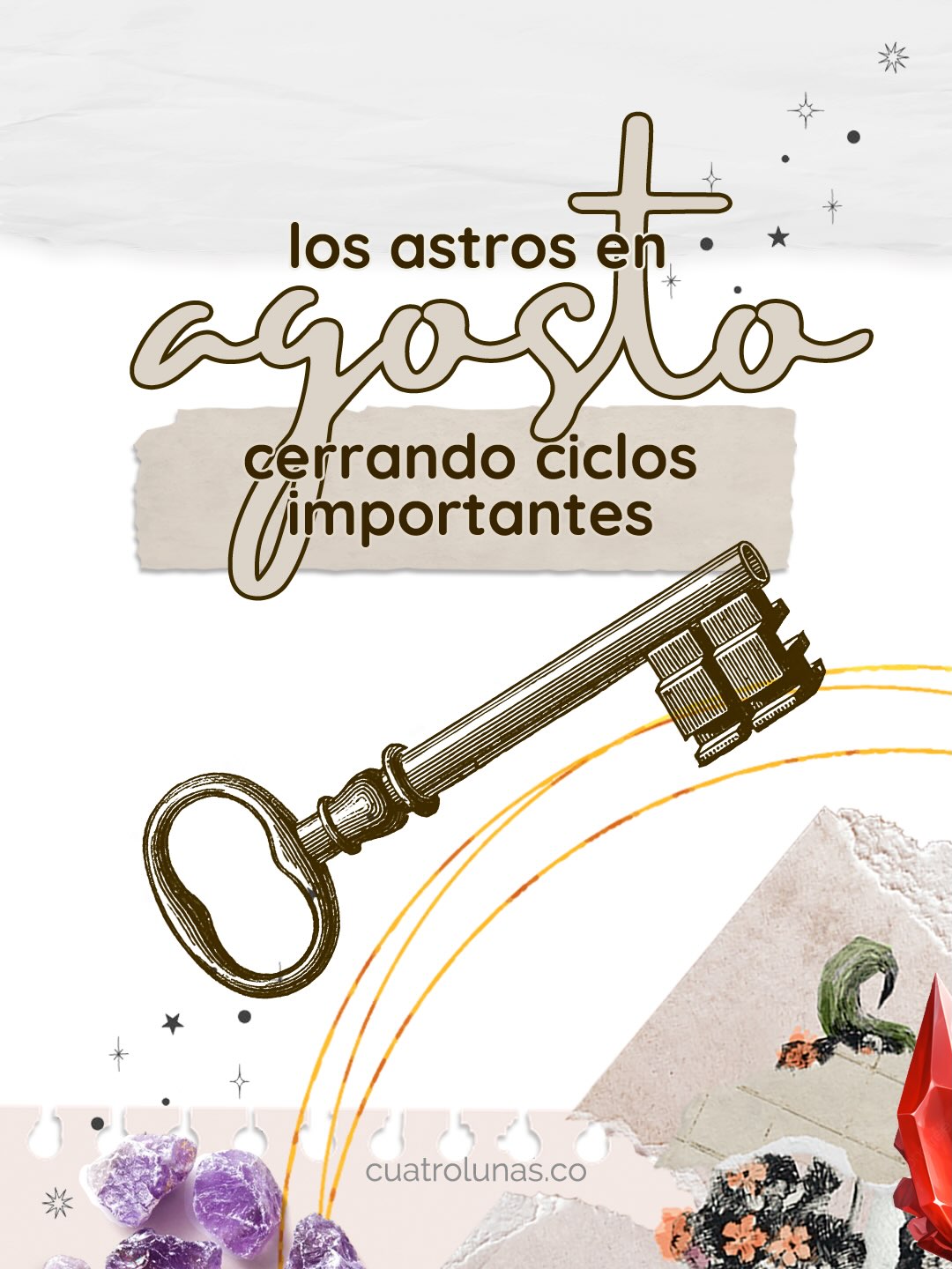 En agosto tendremos movimientos astrológicos muy interesantes que nos invitan a cerrar ciertos ciclos y a movernos de una forma diferente en lo que resta del año.
Por un lado tendremos la última temporada de eclipses tanto en el eje Virgo - Piscis como en el eje Leo - Acuario, lo cual empezará un cierre de aquello que empezó a moverse en el 2024.
También tendremos la retrogradación de Quirón, quien volverá a Aries y nos recordará dónde está nuestro valor personal y cómo nos articulamos con él.
Recuerda que si quieres saber cómo estos tránsitos moverán tu propia energía personal, puedes solicitar una cita en cuatrolunas.co/lecturas para que lo veamos.
#AstrosAgosto #LecturaCartaNatal #CartaNatal #TemporadaEclipses #QuironEnTauro