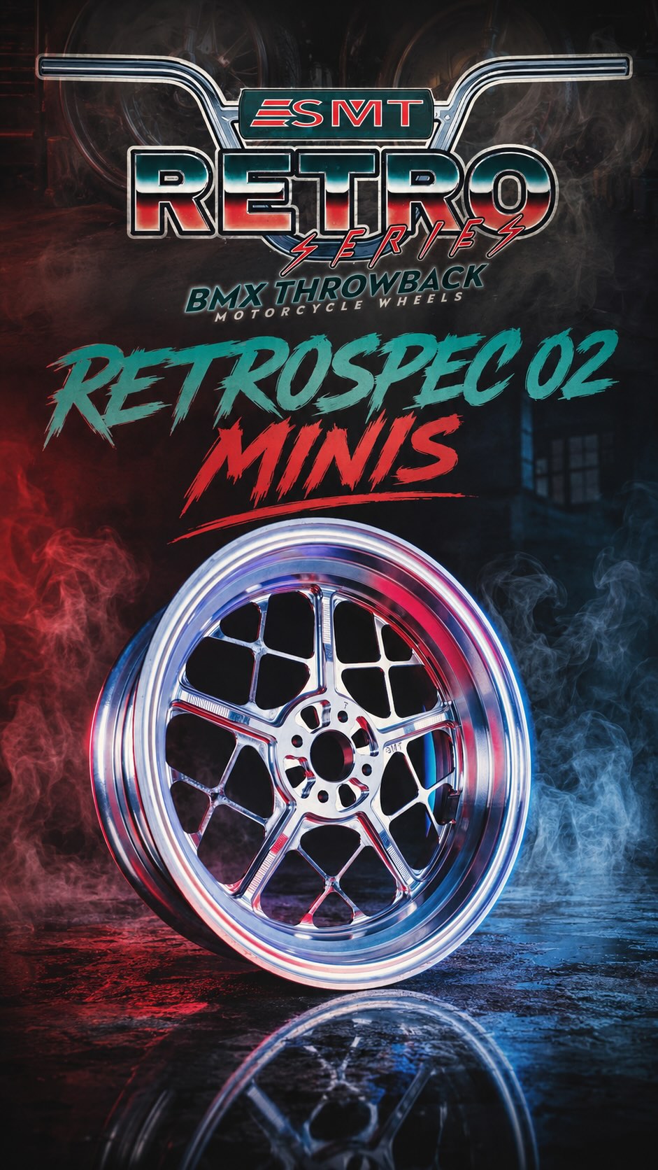 Old-school style. Modern performance.The Retrospec 02 Minis bring our signature retro design to the bikes that never stop having fun. Whether you’re carving back roads, hitting wheelies, or building the cleanest Grom or Z125 around, these wheels are built to turn heads and take the abuse.Precision CNC machined from billet aluminum, lightweight, strong, and proudly made right here in the USA.Small bike. Big style.🏁 Fits Honda Grom & Kawasaki Z125
🇺🇸 Proudly machined in the USA
🛡️ Backed by our limited lifetime warranty#SMTWheels #Retrospec02 #Retrospec02Minis #HondaGrom #GromLife
