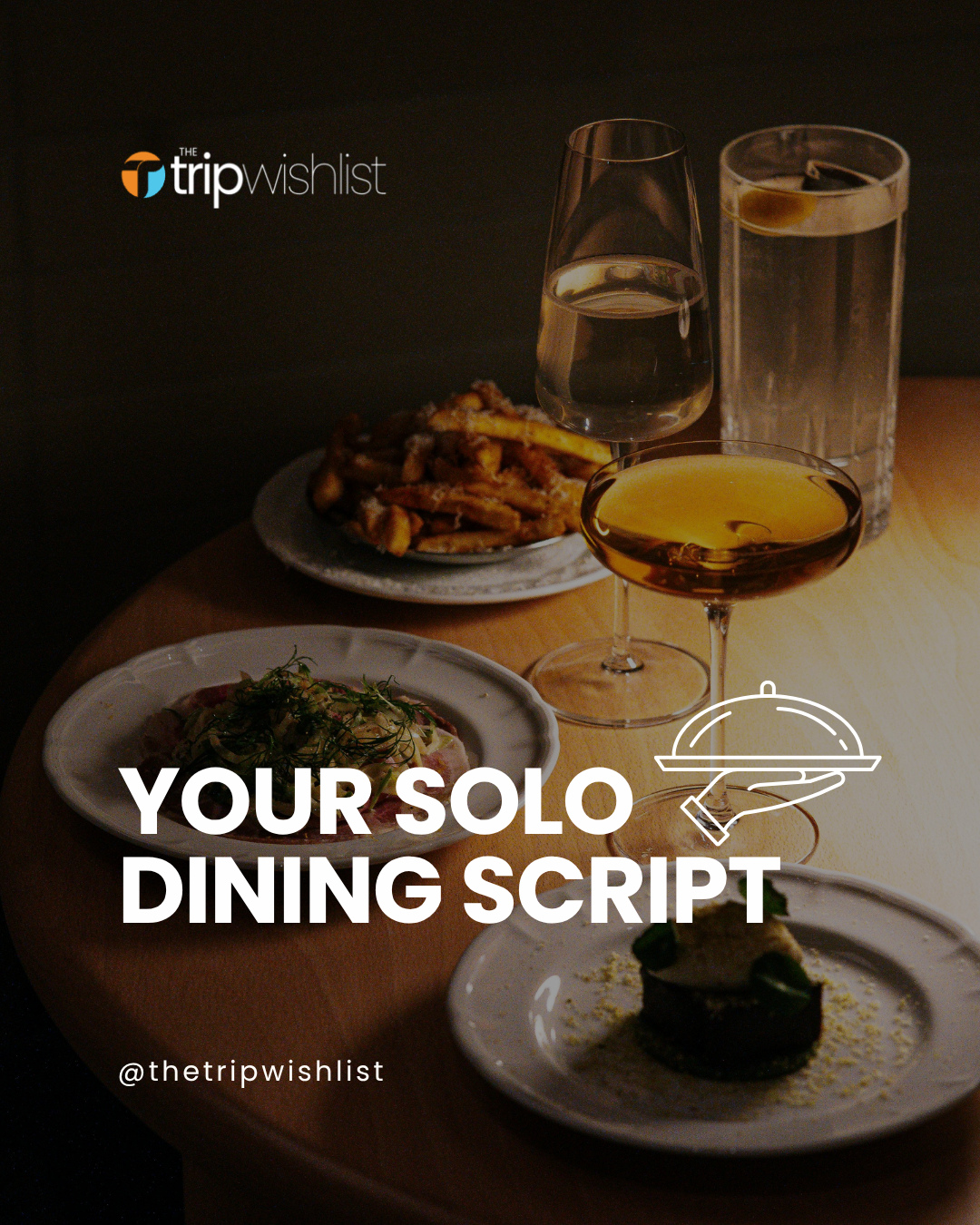 Dining on your own can begin with the same clear request you would make for any reservation: a table for one, please. Ask about the setting you would enjoy and let the server explain portions if you want to try several dishes. A book can be good company, and so can the view of an open kitchen. You can talk when you feel like talking and savor the meal in your own way. Try one of these scripts on your next evening out, at home or away. #TableForOne #SoloDining #RestaurantMoments #WomenOver40 #TheTripWishList Dining on your own can begin with the same clear request you would make for any reservation: a table for one, please. Ask about the setting you would enjoy and let the server explain portions if you want to try several dishes. A book can be good company, and so can the view of an open kitchen. You can talk when you feel like talking and savor the meal in your own way. Try one of these scripts on your next evening out, at home or away. #TableForOne #SoloDining #RestaurantMoments #WomenOver40 #TheTripWishList